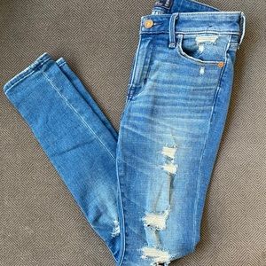 Abercrombie & Fitch distressed jeans